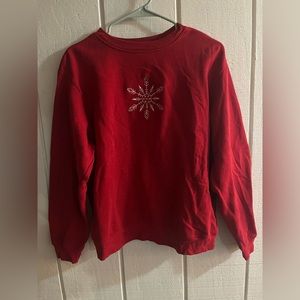 red christmas sweater